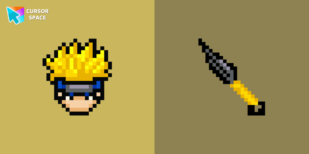 Naruto Pixel cursor cursor pack
